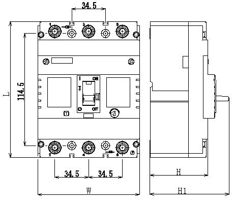 DAM3-250 MCCB Molded Case Circuit Breaker